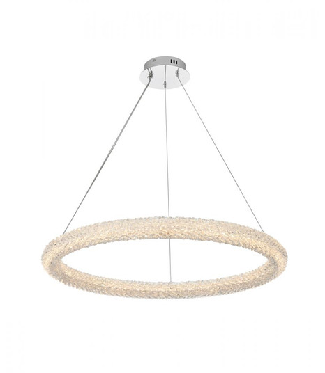 Bowen 32 Inch Adjustable LED Chandelier in Chrome (758|3800D31C)