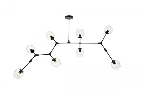 Cavoli 74 Inch Chandelier in Black (758|1712G74BK)