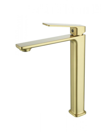 Lena Single Hole Single Handle Bathroom Faucet in Brushed Gold (758|FAV-1005BGD)