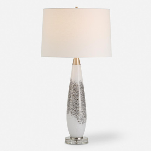 Uttermost Quinn White & Silver Table Lamp (85|30263)