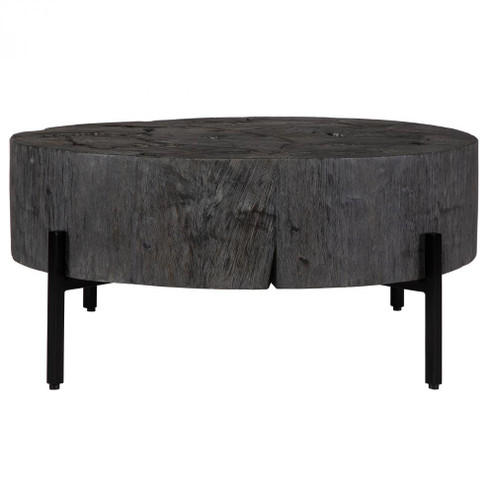 Uttermost Adjoin Rustic Black Coffee Table (85|24462)