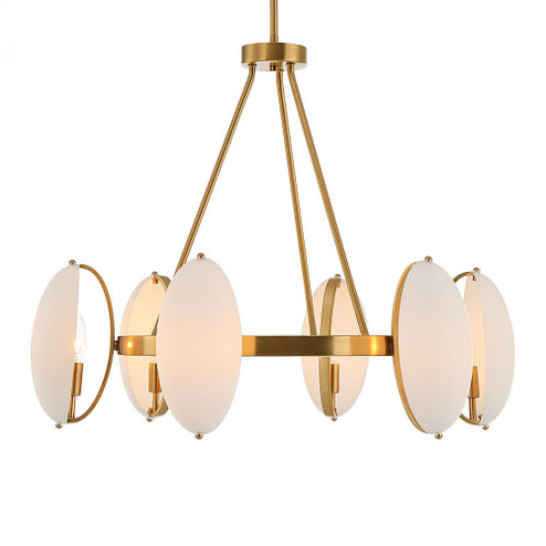 Uttermost Oviform 6 Light Round Chandelier (85|21379)