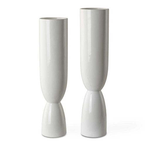 Uttermost Kimist White Vases Set/2 (85|18138)
