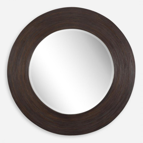 Uttermost Dutton Dark Walnut Round Mirror (85|08178)