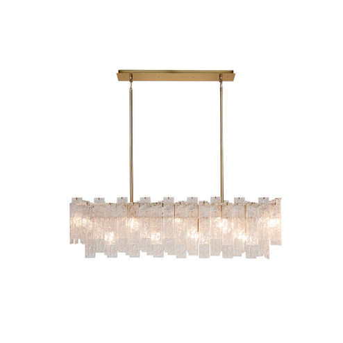 Flavia Large Long Rectangular Chandelier (5578|H24107L-9)