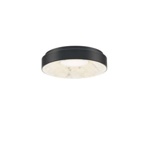 Crackle Flush Mount Light (16|FM-97414-BK)