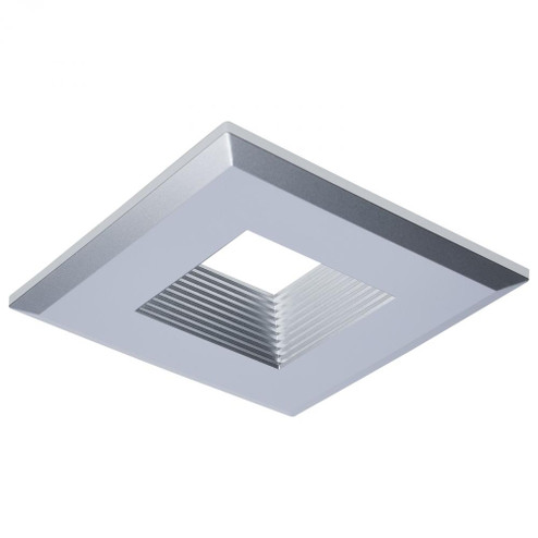 Deep Baffle Trim; 4 Inch Square; Brushed Nickel Finish (27|80/992)