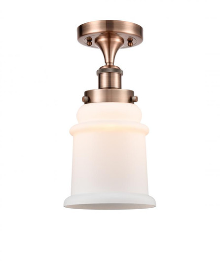 Canton - 1 Light - 6 inch - Antique Copper - Semi-Flush Mount (3442|916-1C-AC-G181)