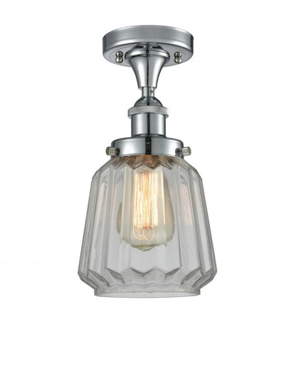 Chatham - 1 Light - 6 inch - Polished Chrome - Semi-Flush Mount (3442|916-1C-PC-G142)