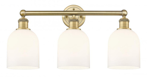 Bella - 3 Light - 24 inch - Brushed Brass - Bath Vanity Light (3442|616-3W-BB-G558-6GWH)