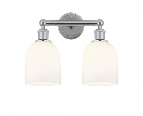 Bella - 2 Light - 15 inch - Polished Chrome - Bath Vanity Light (3442|616-2W-PC-G558-6GWH)