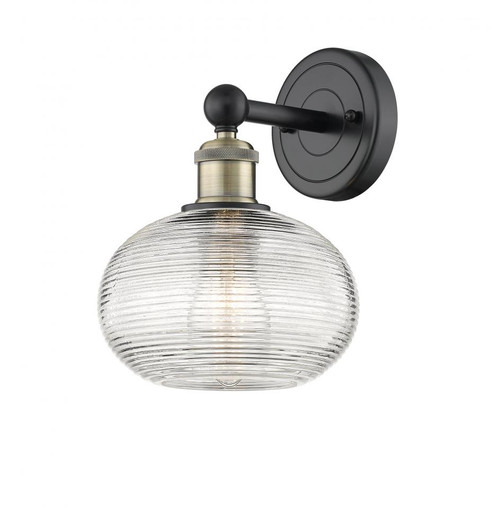 Ithaca - 1 Light - 8 inch - Black Antique Brass - Sconce (3442|616-1W-BAB-G555-8CL)