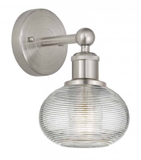 Ithaca - 1 Light - 6 inch - Brushed Satin Nickel - Sconce (3442|616-1W-SN-G555-6CL)