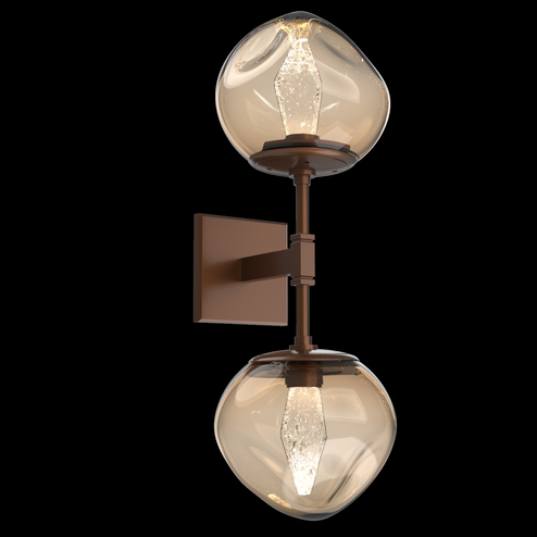 Luna Double Sconce (1289|IDB0095-02-BB-GB-L3)