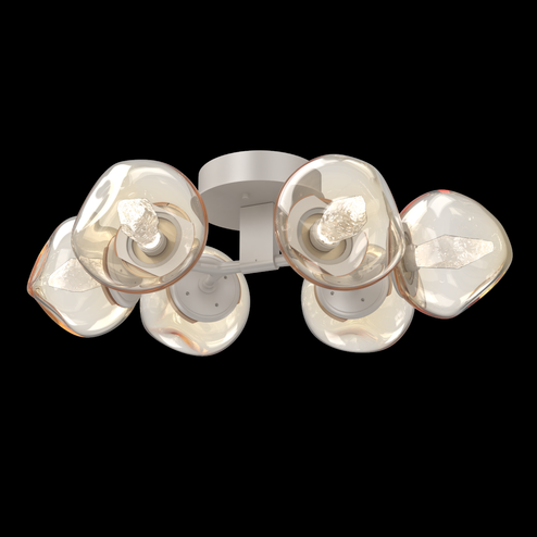 Luna Flush Mount - 6pc (1289|CLB0095-01-BS-GA-L3)
