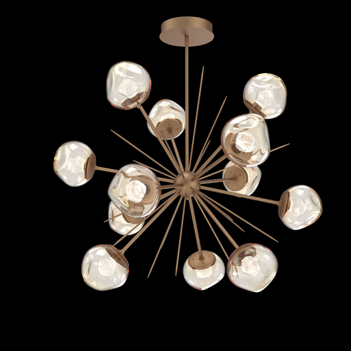 Luna Starburst Chandelier (1289|CHB0095-0H-NB-ZA-001-L3)