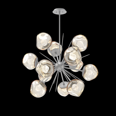 Luna Starburst Chandelier (1289|CHB0095-0G-CS-ZA-001-L3)