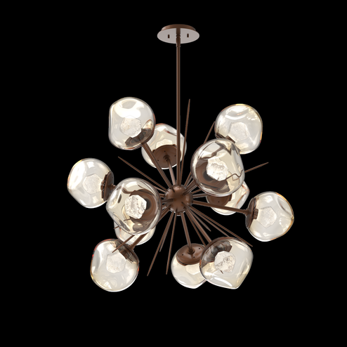 Luna Starburst Chandelier (1289|CHB0095-0G-BB-ZA-001-L3)