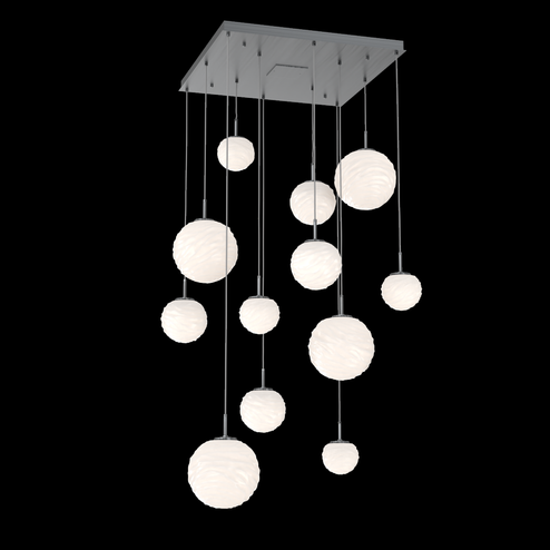 Gaia Square Multi-Pendant Chandelier (1289|CHB0092-12-GM-WL-C01-L3)