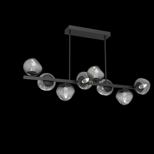 Luna Twisted Branch Chandelier (1289|PLB0095-T8-MB-GS-001-L1)