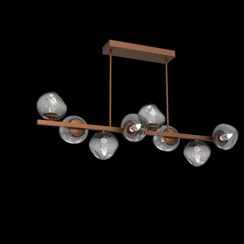 Luna Twisted Branch Chandelier (1289|PLB0095-T8-BB-GS-001-L1)