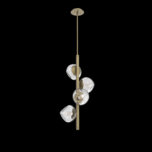 Luna Twisted Vine Chandelier (1289|CHB0095-T4-GB-GC-001-L1)