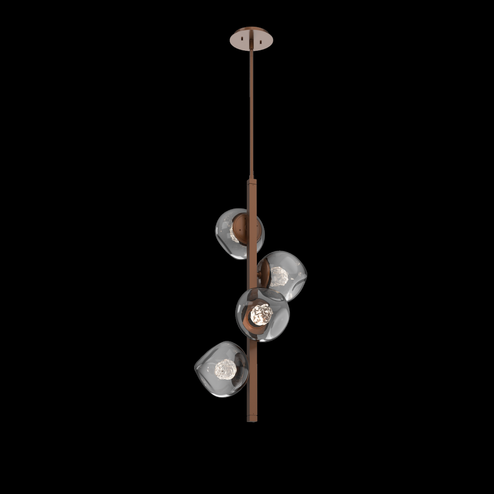 Luna Twisted Vine Chandelier (1289|CHB0095-T4-BB-FS-001-L1)