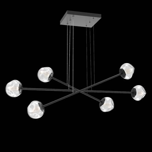 Luna Moda Multi-Piece Linear Chandelier (1289|PLB0095-M3-MB-GC-CA1-L3)