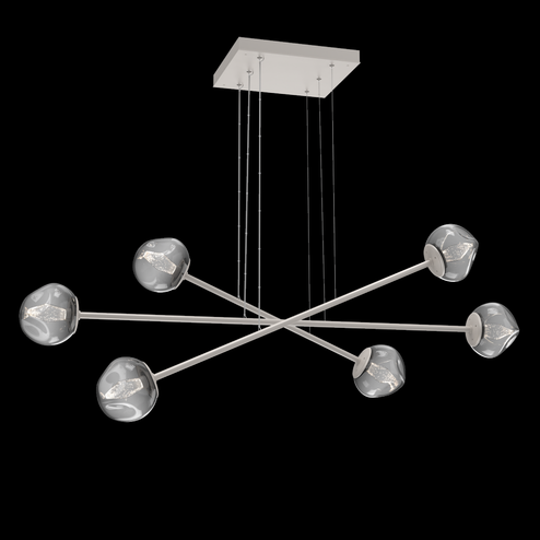 Luna Moda Multi-Piece Linear Chandelier (1289|PLB0095-M3-BS-GS-CA1-L3)