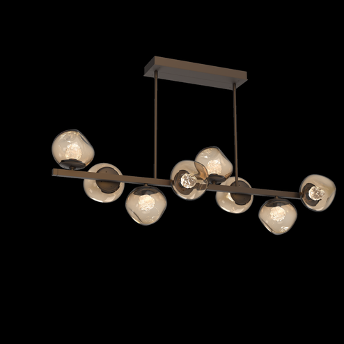 Luna Twisted Branch Chandelier (1289|PLB0095-T8-FB-FB-001-L3)