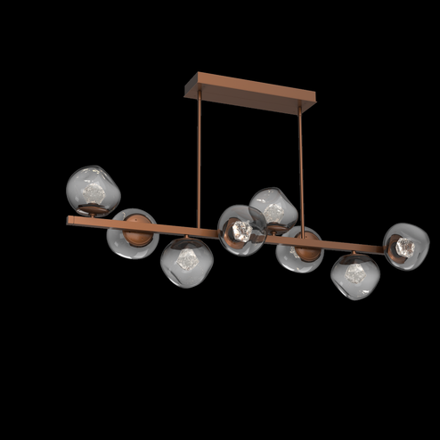 Luna Twisted Branch Chandelier (1289|PLB0095-T8-BB-ZS-001-L3)