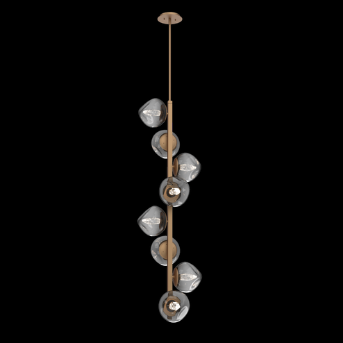 Luna Twisted Vine Chandelier (1289|CHB0095-T8-NB-GS-001-L3)