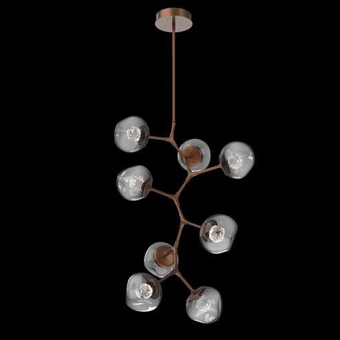 Luna Modern Vine Chandelier (1289|CHB0095-VB-BB-FS-001-L3)