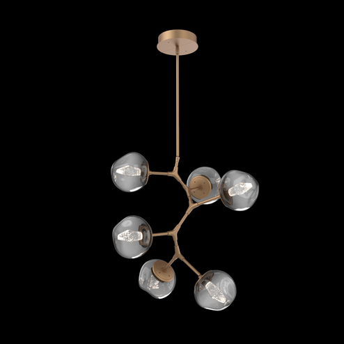 Luna Modern Vine Chandelier (1289|CHB0095-VA-NB-GS-001-L3)