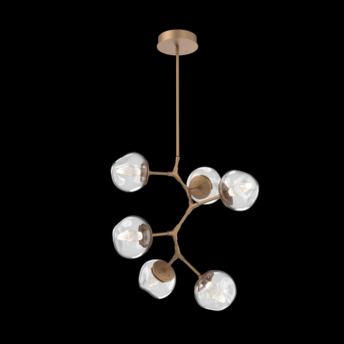 Luna Modern Vine Chandelier (1289|CHB0095-VA-NB-GC-001-L1)