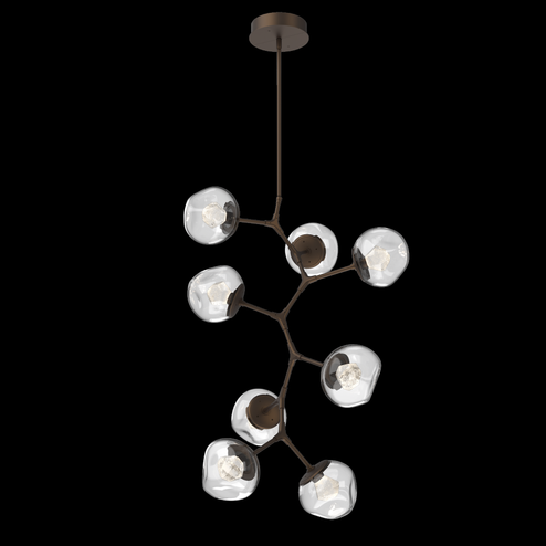 Luna Modern Vine Chandelier (1289|CHB0095-VB-FB-ZC-001-L1)