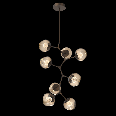 Luna Modern Vine Chandelier (1289|CHB0095-VB-FB-ZB-001-L3)