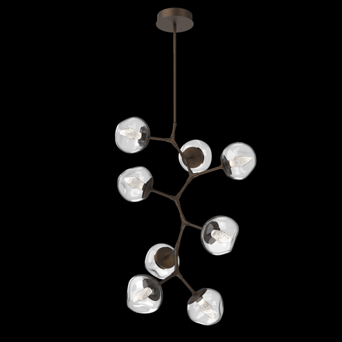 Luna Modern Vine Chandelier (1289|CHB0095-VB-FB-GC-001-L1)