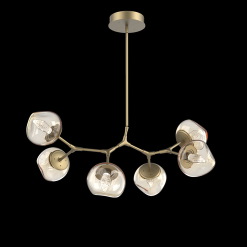 Luna Modern Branch Chandelier (1289|PLB0095-BA-GB-GA-001-L3)