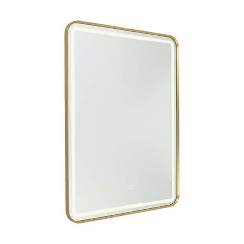 Reflections Collection Rectangular Bathroom Mirror Brushed Brass (12|AM352)