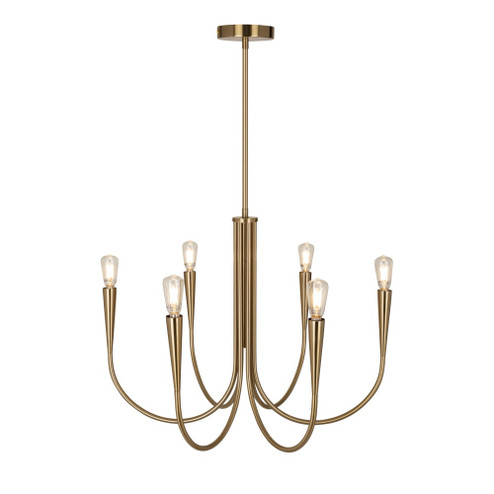 Bronte Collection 6-Light Chandelier Brass (12|AC11926BR)