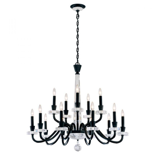 Amadeus 15 Light 120V Chandelier in Etruscan Gold with Optic Haze Quartz (168|S9338-23OH)