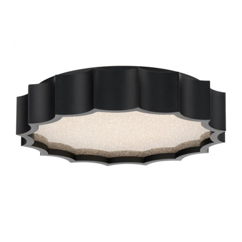 Tarte 16 120V Flush Mount in Black with Radiance Crystal Dust (168|S8416-18R)