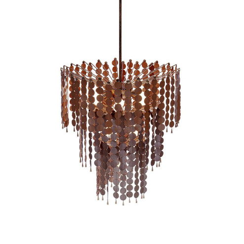 Pelt Leather 3 Tier Chandelier (133|522355PAB)