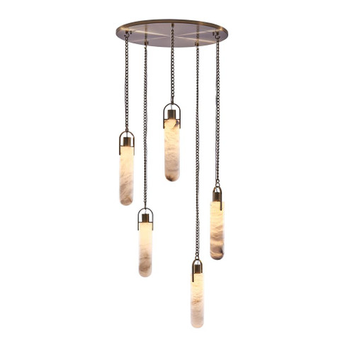 Flint 5 Light Full Canopy Pendant (133|519277WB)