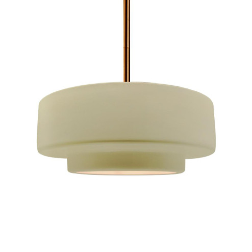 Medium Tier 1-Light Pendant (254|CER-6543-VAN-BRSS-RIGID-LED1-700)