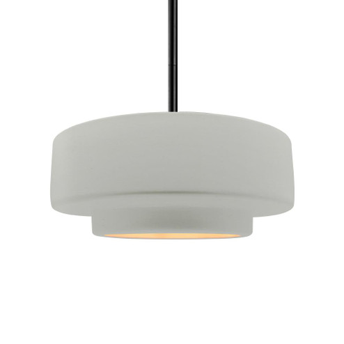 Medium Tier 1-Light Pendant (254|CER-6543-MTGD-MBLK-RIGID)