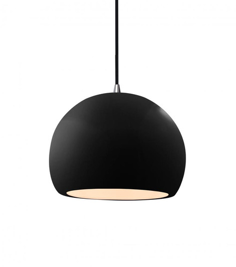 Small Globe 1-Light Pendant (254|CER-6530-BLK-NCKL-BKCD)