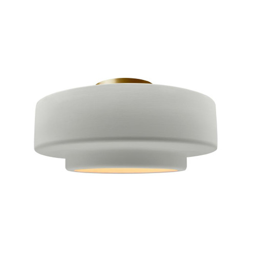 Medium Tier Semi-Flush (254|CER-6363-MAT-BRSS)