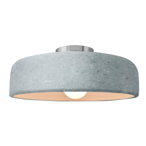 Large Spire Semi-Flush (254|CER-6345-CONC-NCKL)